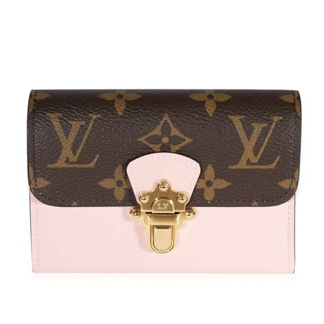 louis vuitton rose ballerine wallet cherrywood|Louis Vuitton monogram wallet.